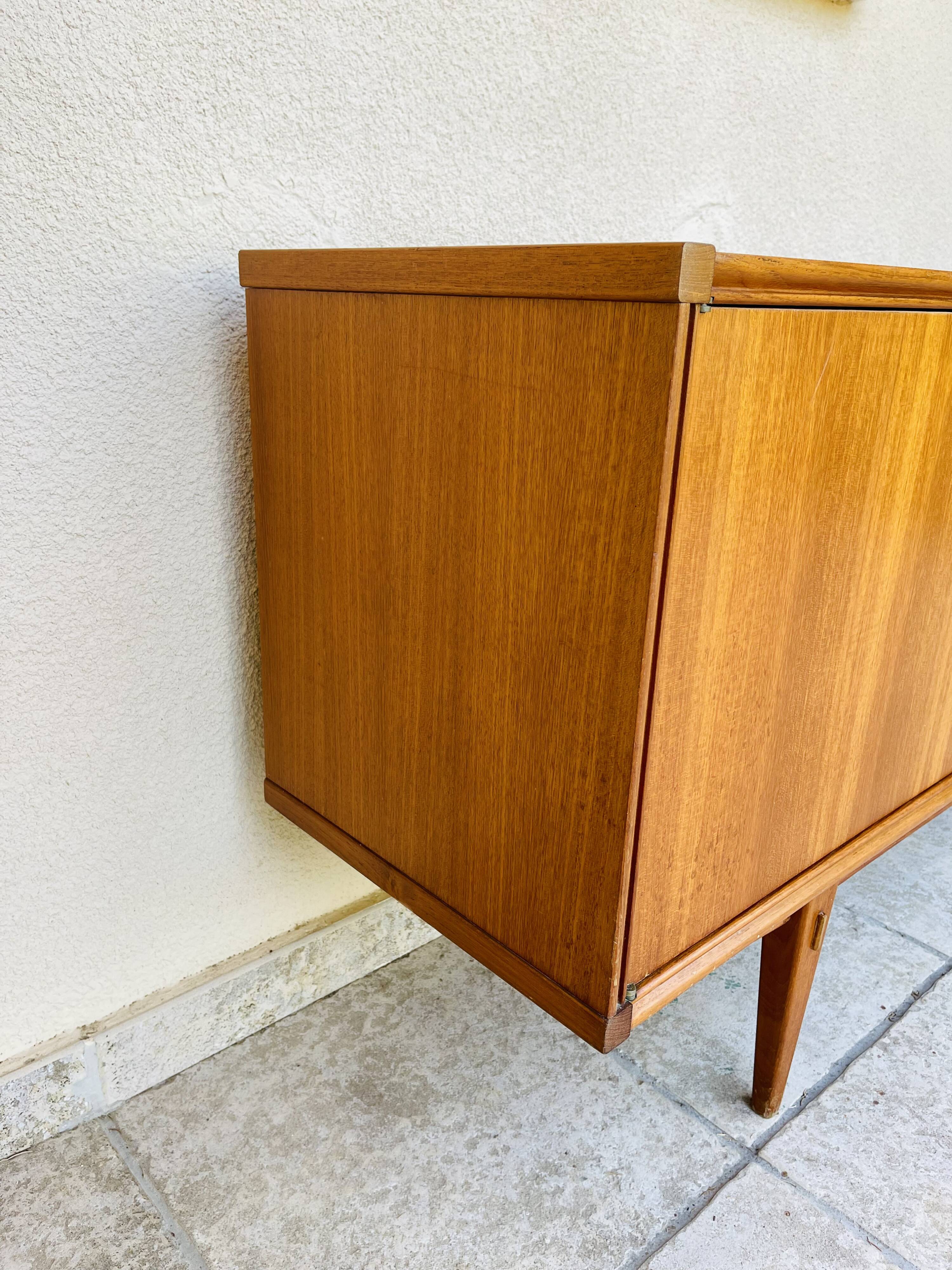 Scandinavian teak row