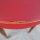 Tabouret vintage simili cuir