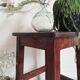 Tabouret de ferme en bois ancien