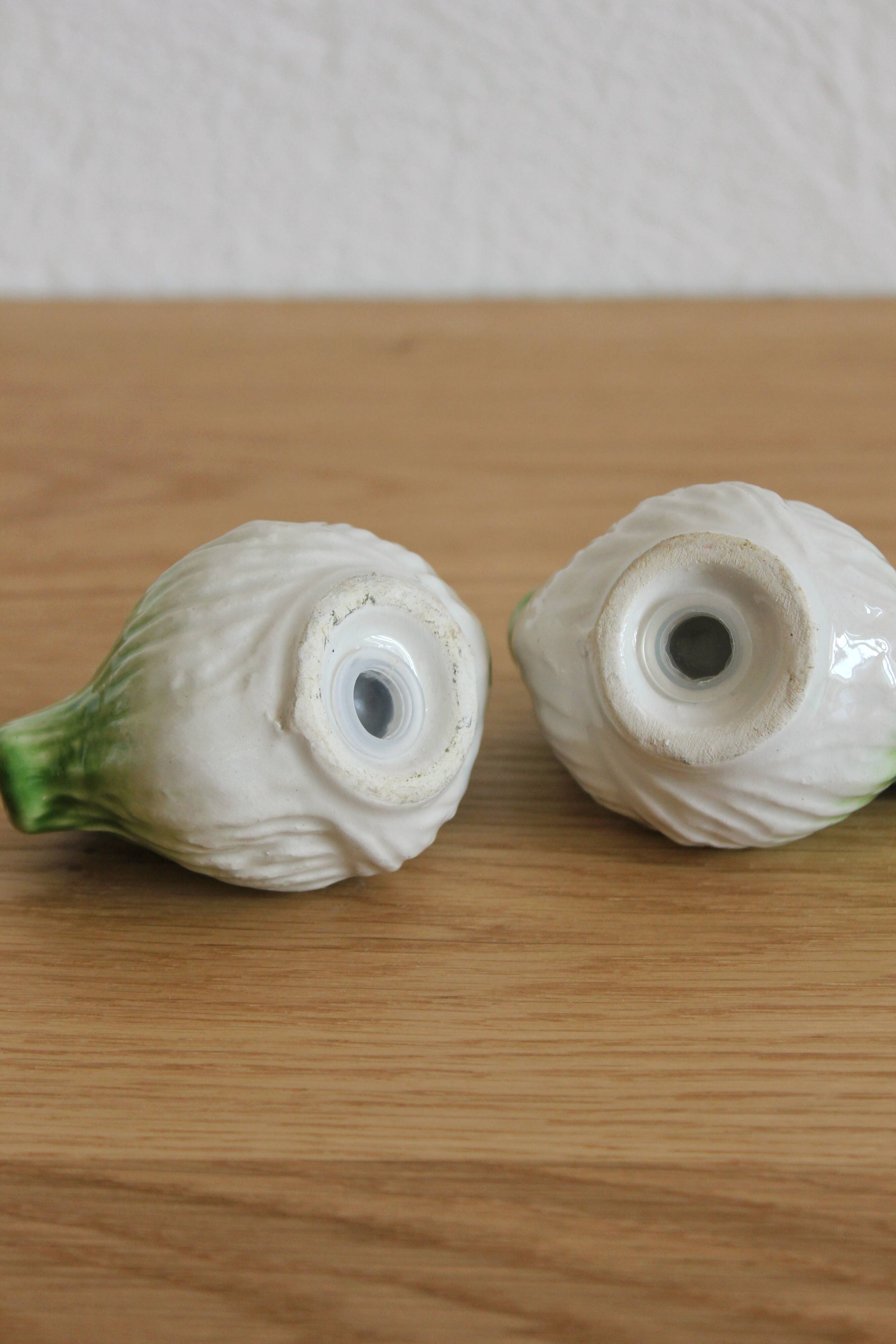 Salt and pepper fennel in vintage slurry
