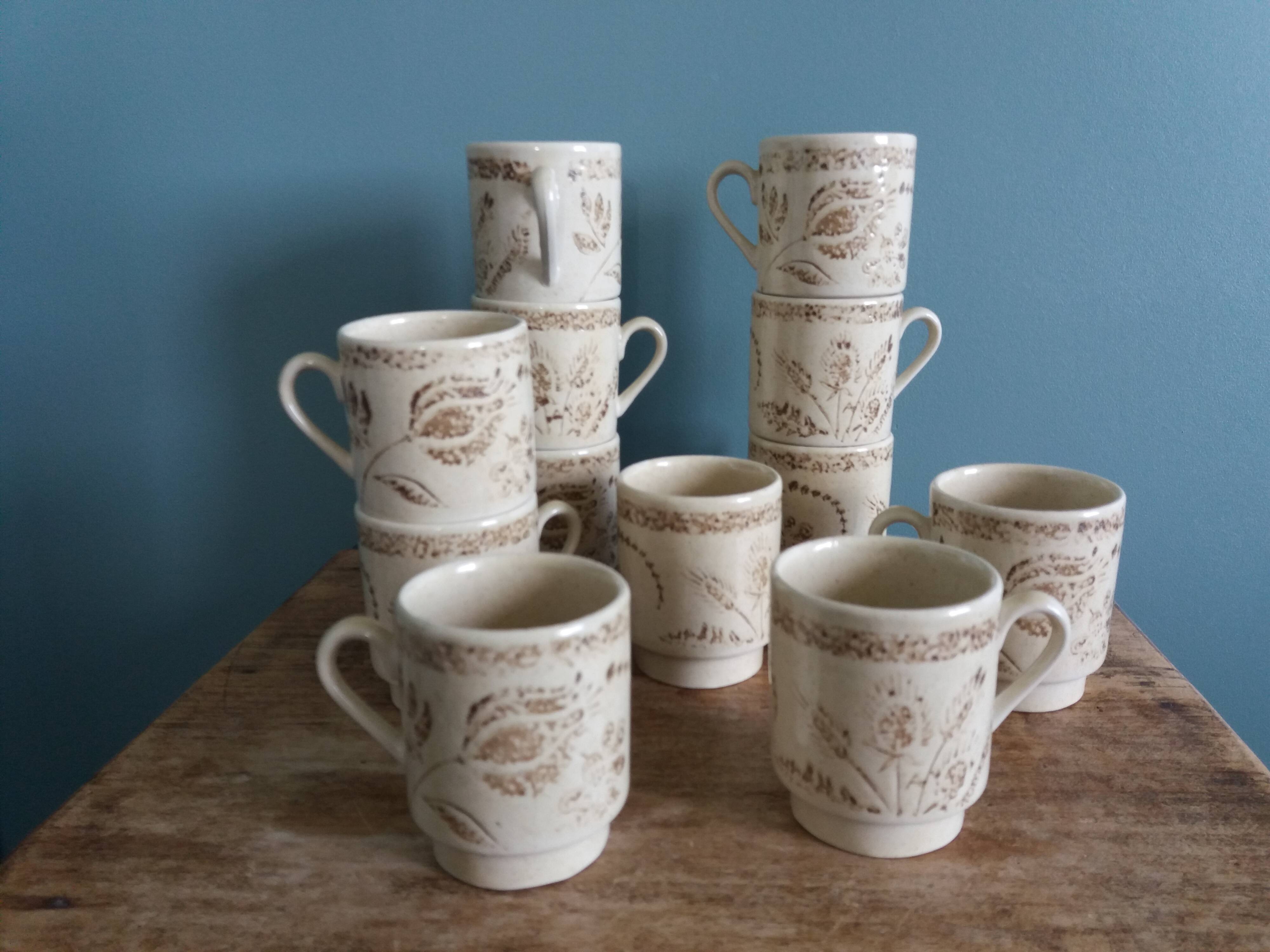 Badonviller cups from the 70s