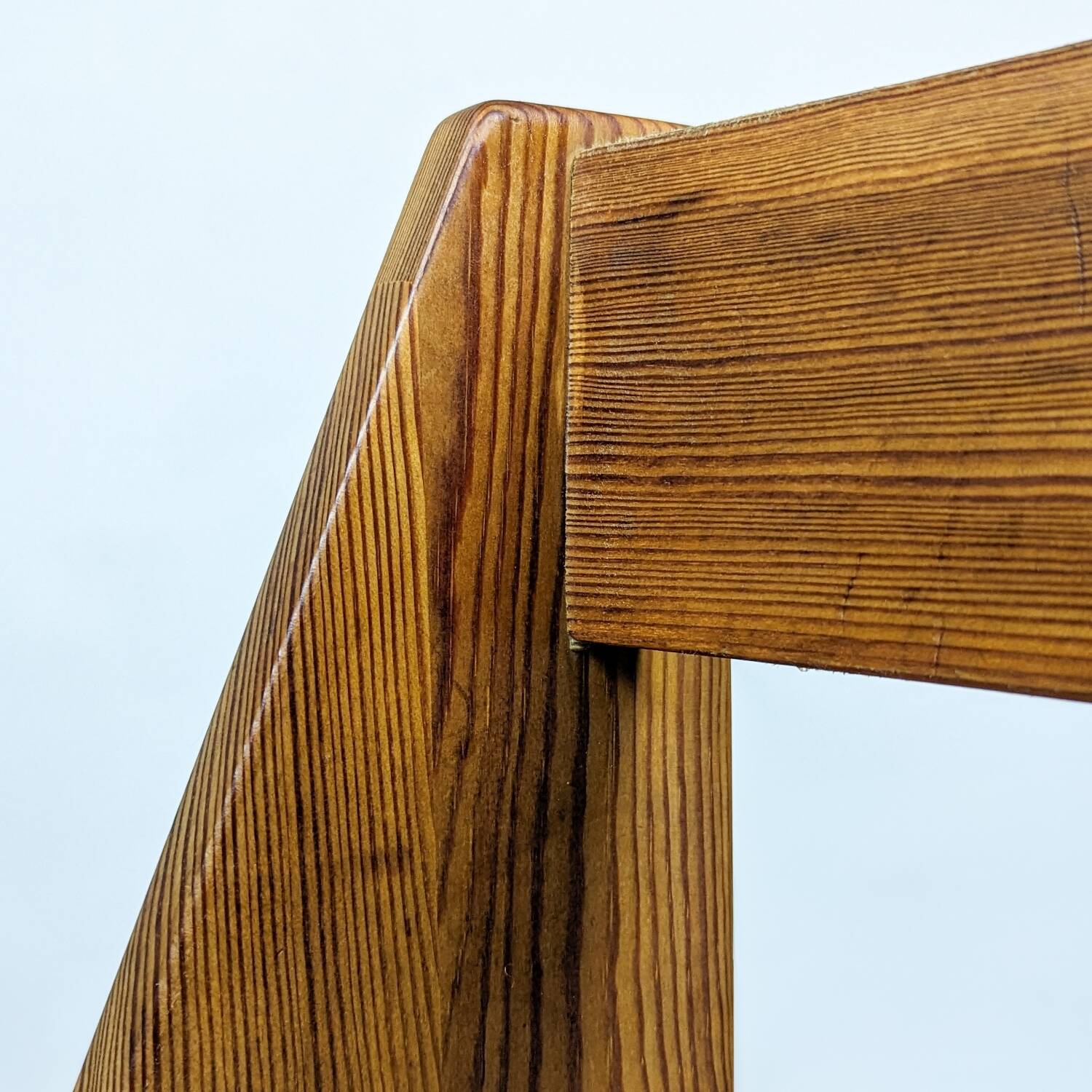 Solid pine sculptural chair by Gilbert Marklund for Furusnickarn
