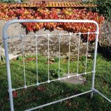 Old white metal bed 1900