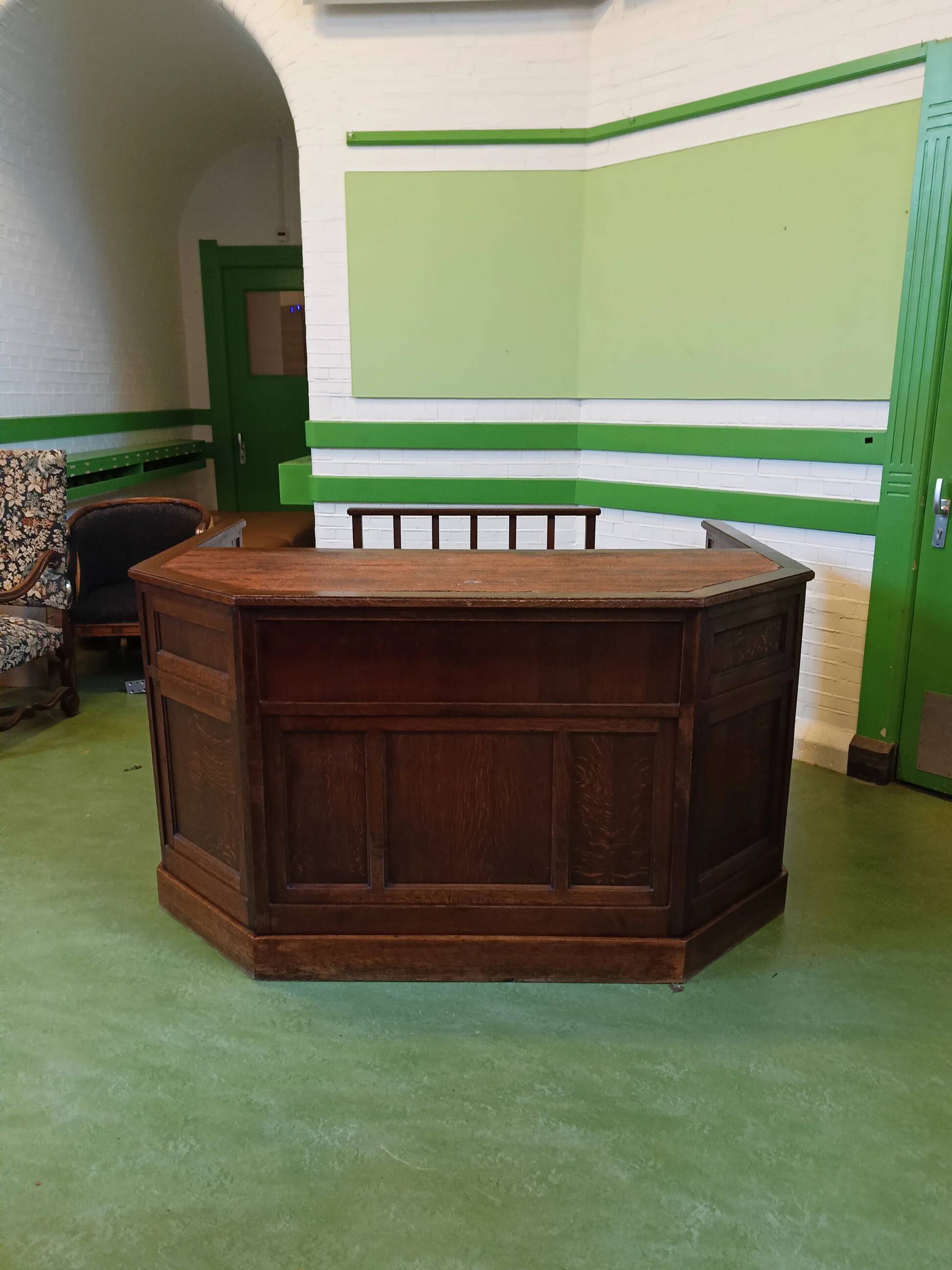Antique court speaking desk