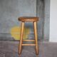 Vintage stool, wooden stool, occasional stool, plant stand, interior decor