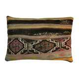 Vintage turkish handmade kilim cushion cover