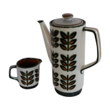 coffee maker / theière and its milk pot brand Boch rambouillet model