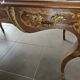 Louis XV style desk table in marquetry, Napoleon 1st period