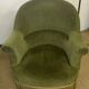 Pair of green toad armchairs