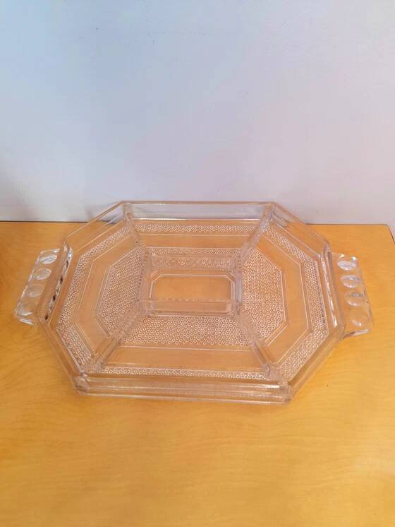 Art Deco compartmentalized tray