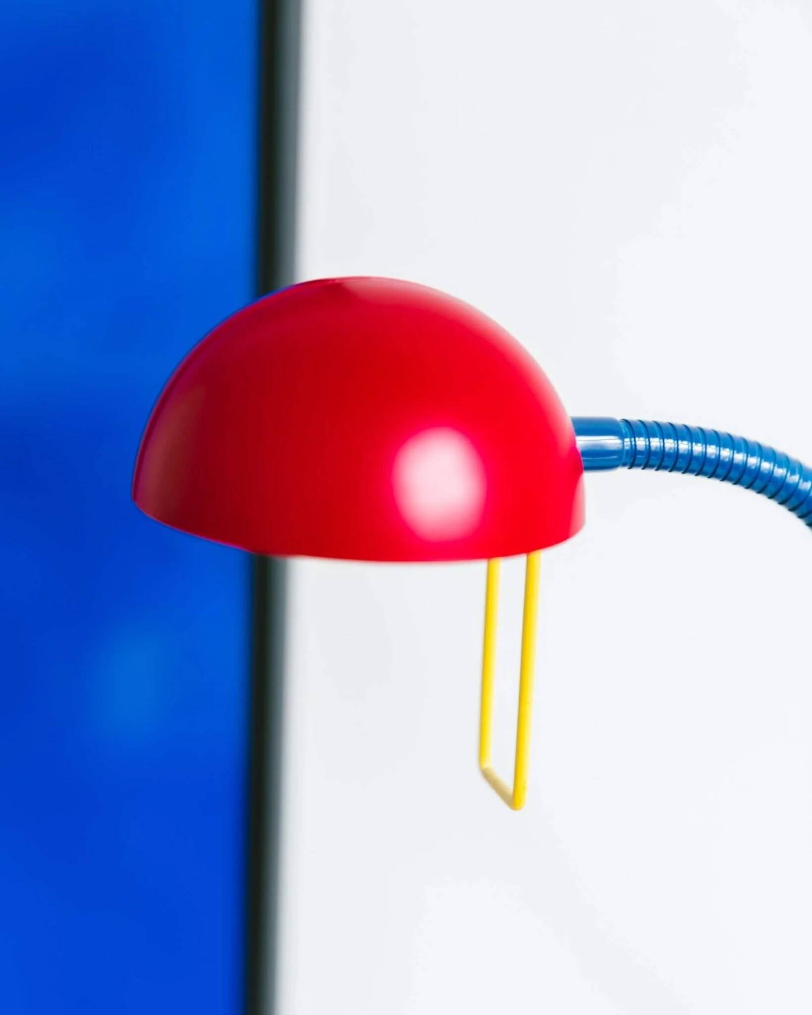 Multicolore Memphis Desk Lamp in Painted Metal and Plastic - 80s/90s Pop Art