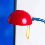 Multicolore Memphis Desk Lamp in Painted Metal and Plastic - 80s/90s Pop Art