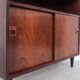 Small Danish design wardrobe with 2 sliding doors, 1960s