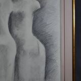 Gérard Ramon, sculptural forms, pencil drawing