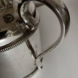 Neo-classical silver-plated metal insulated living room pitcher from Italy, 1970s