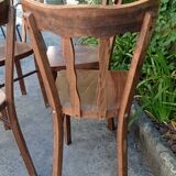 Set of four bistro chairs