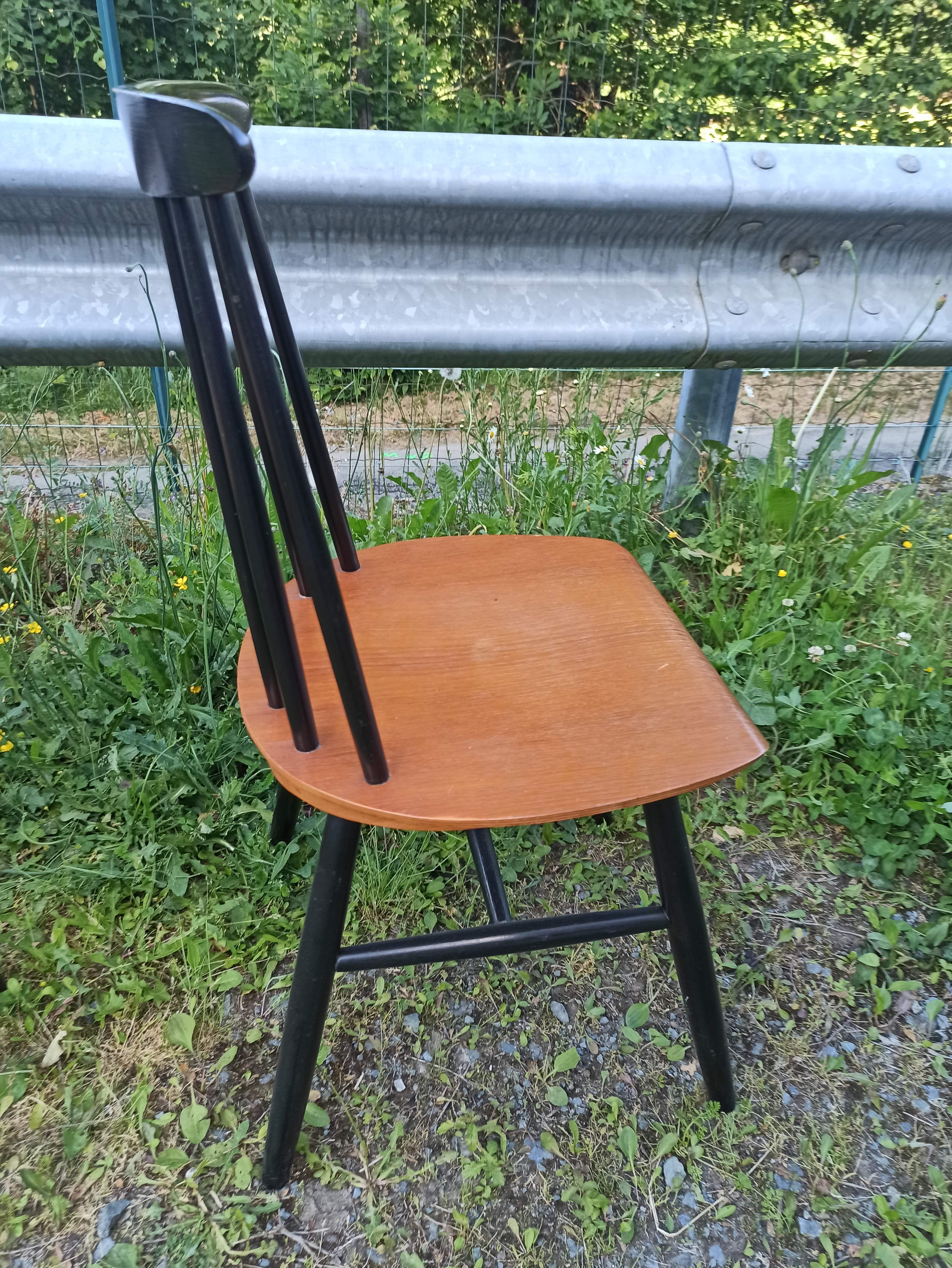 Paire chaises fanett par Ilmari Tapiovaara années 60