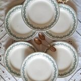 Old dessert plates Gien