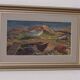 Original mid-century Swedish oil on panel – “Coast” by E. Kruger – vintage & framed – 49 × 33 cm