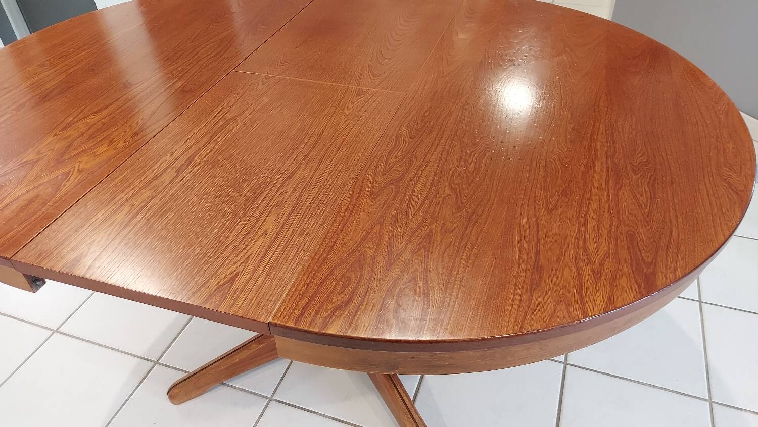 Baumann house extendable round table vintage 1970s