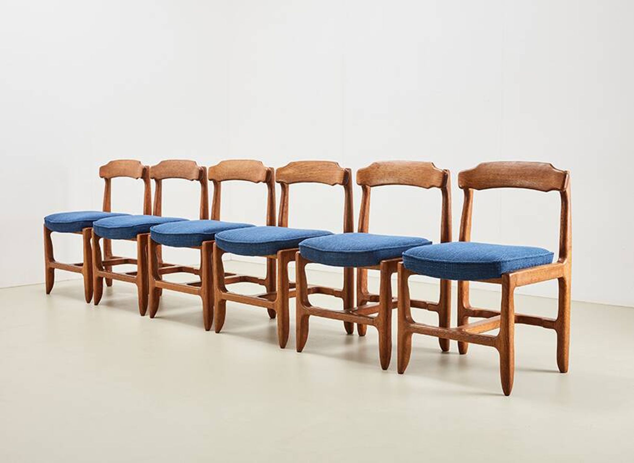 Guillerme & Chambron Set of 6 'Veronique' Dining Chairs for Votre Maison
