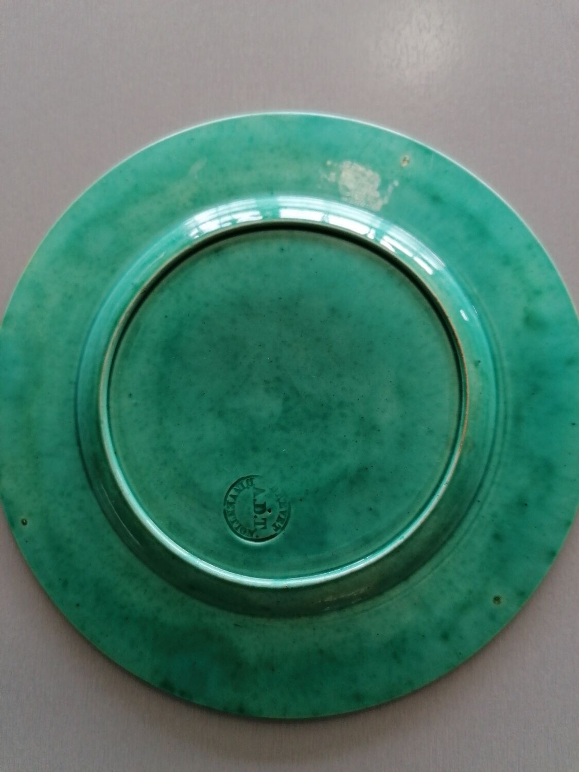 Rubelles earthenware dessert plates