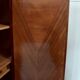 Wardrobe, walnut and mahogany, art deco - 1930 / 1940
