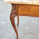 Rocaille dressing table marble top, one drawer