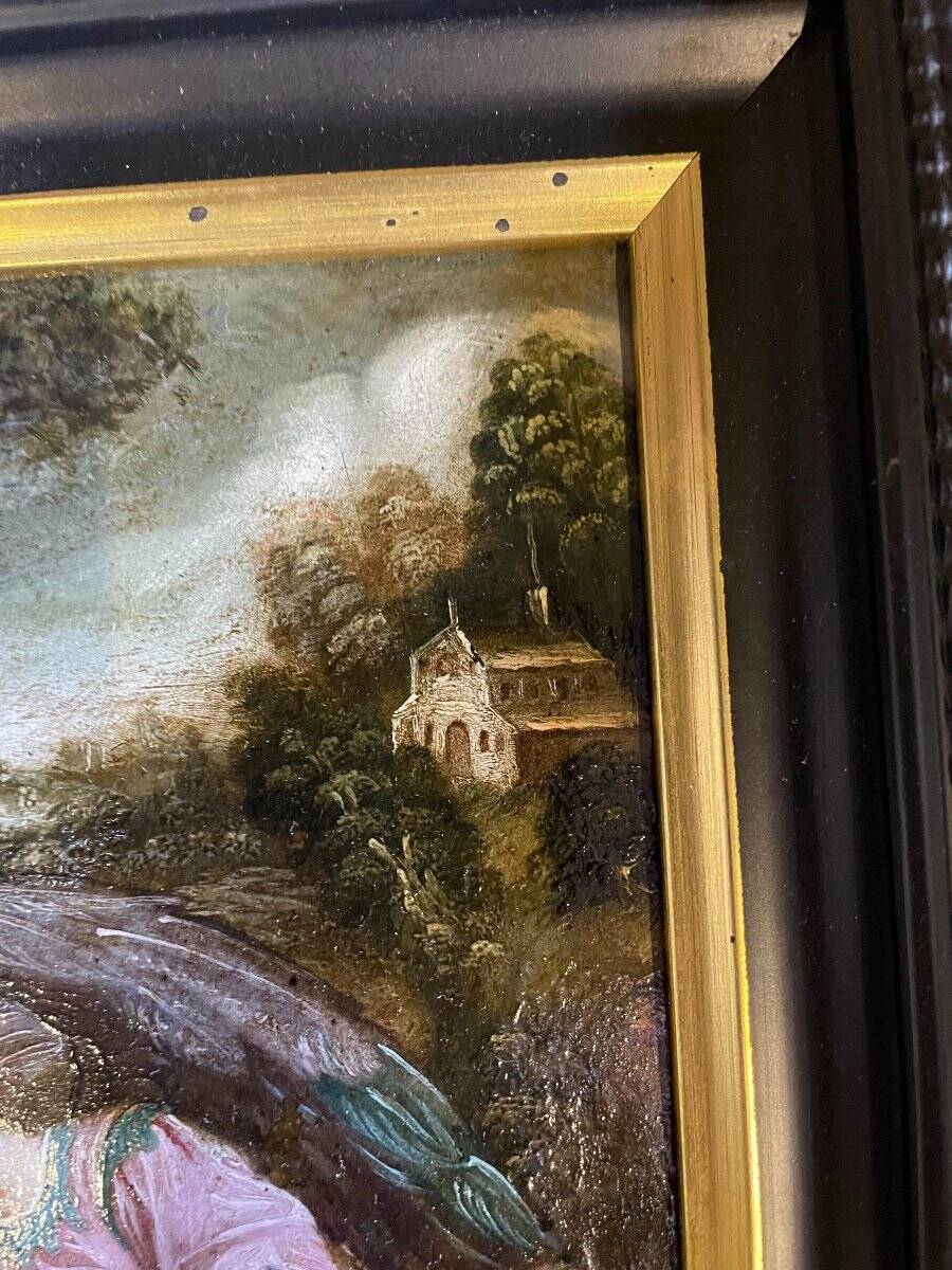 Ecstasy of Saint Francis of Assisi, oil on copper, 17th century