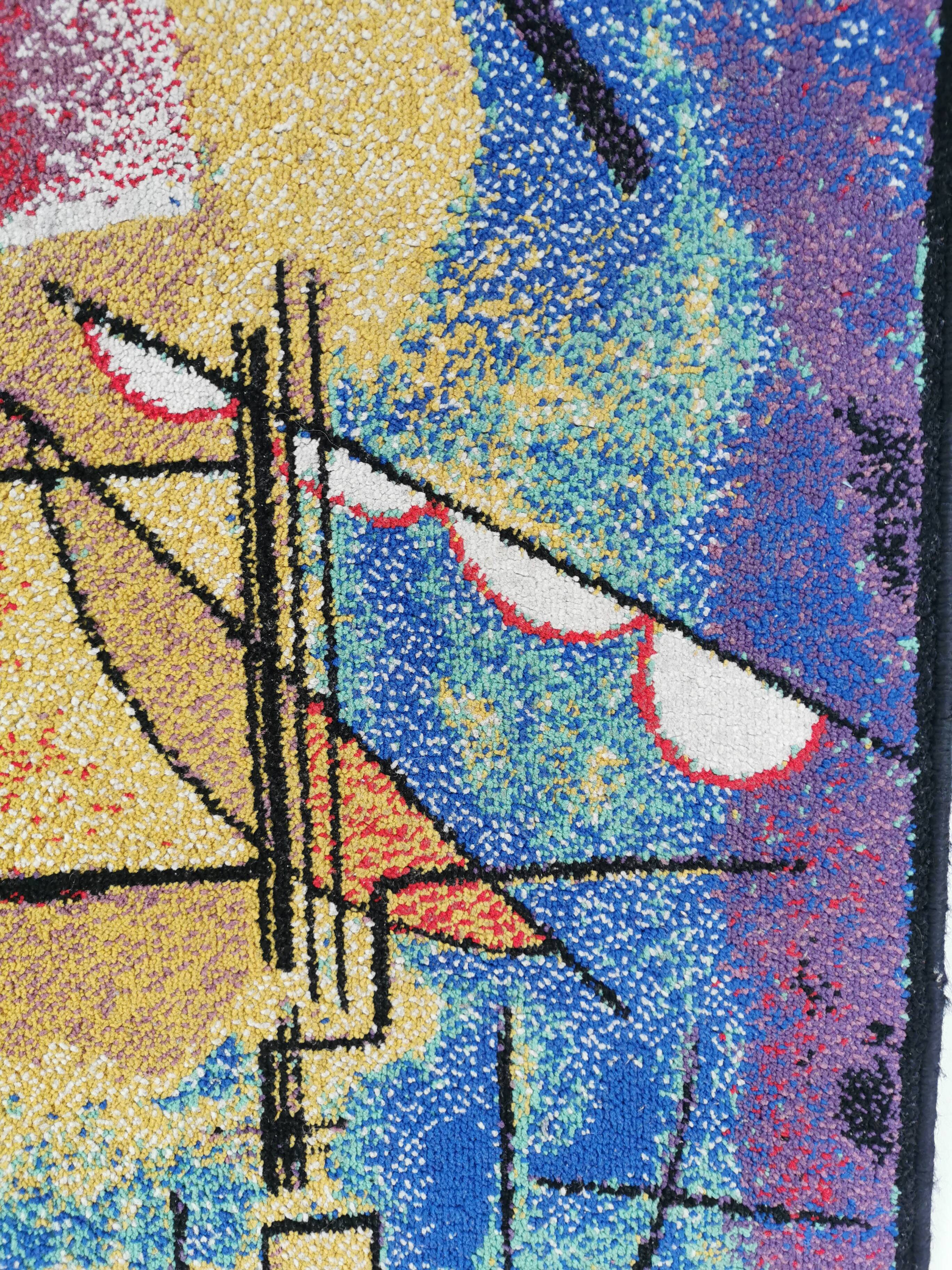 Carpet with a composition by Wassily Kandinsky, Shahbano, Germany 1980s