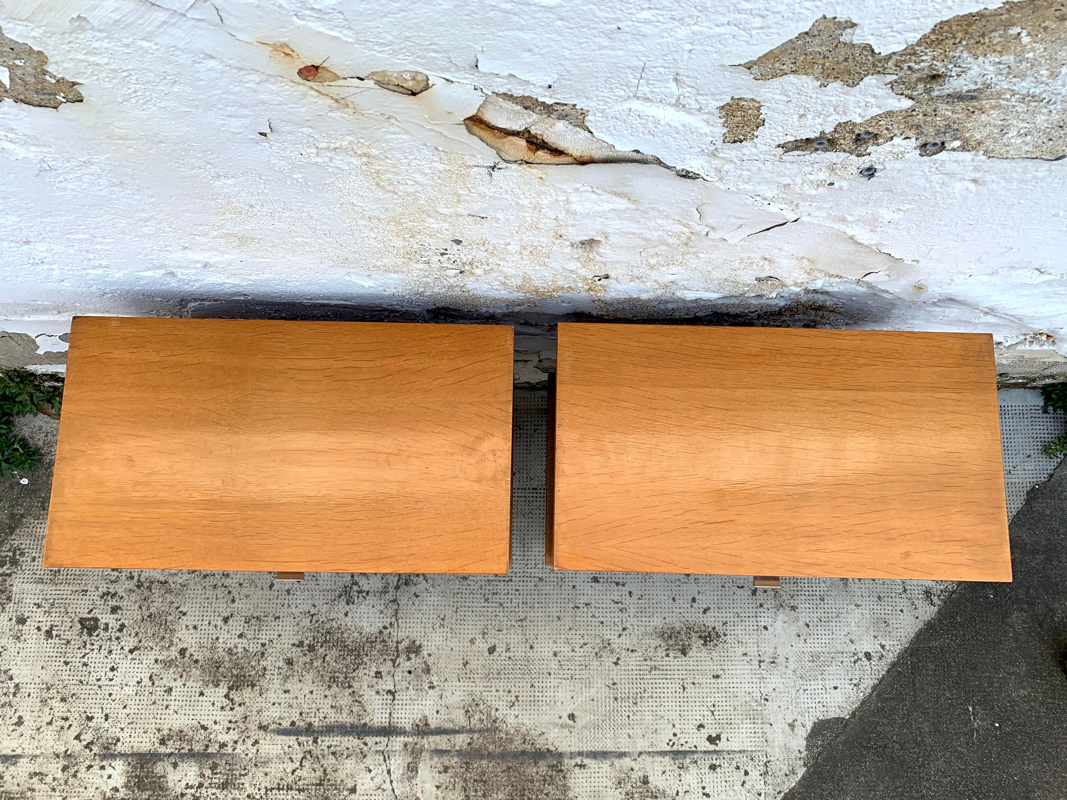 Pair of vintage bedsides