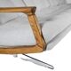 Scandinavian sofa in grey fabric and wood, 1960s