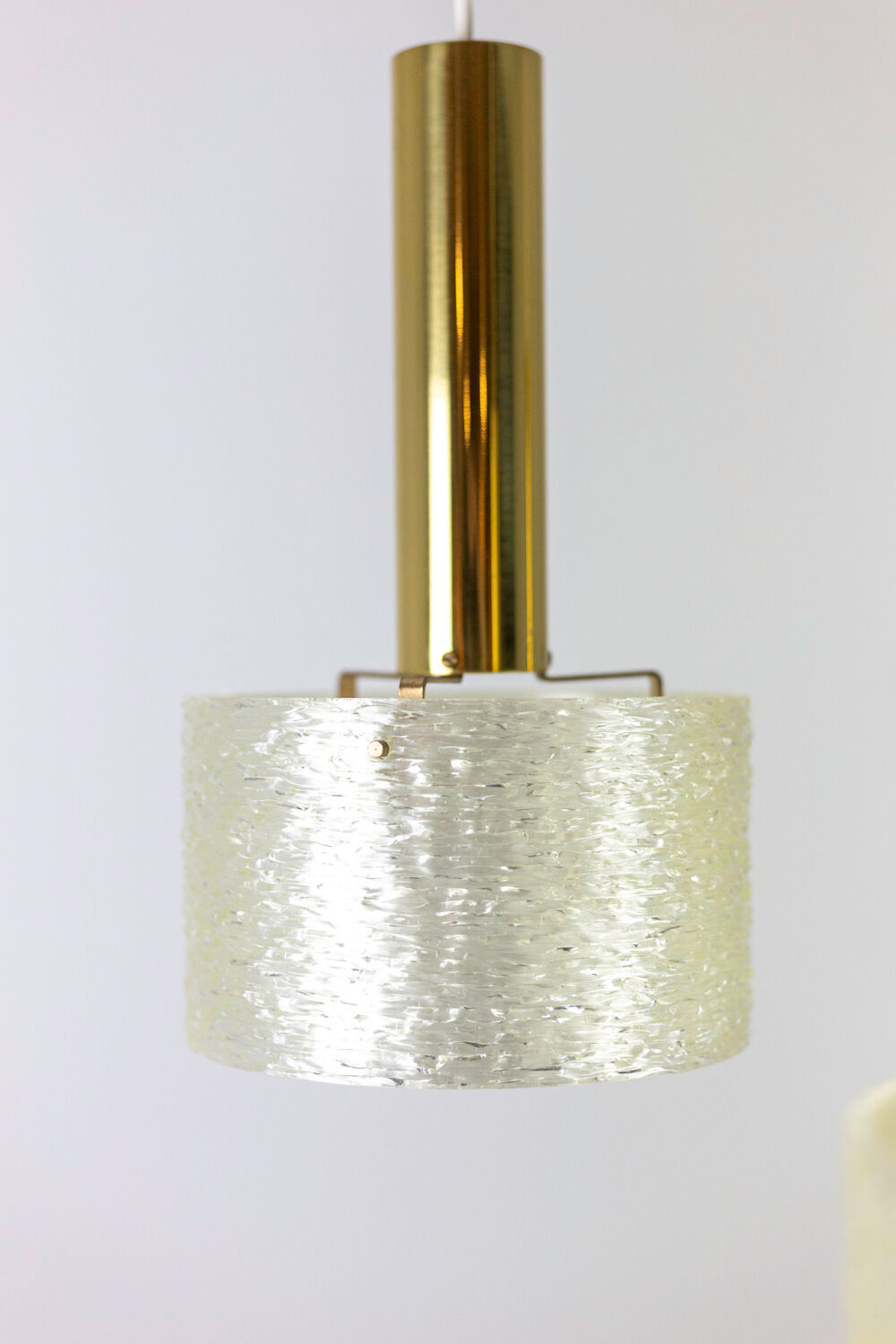 Suspension in granite resin and gilded brass, 1950s