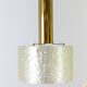 Suspension in granite resin and gilded brass, 1950s