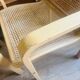 Chaises Olivo Pietro 70' cannage et bois