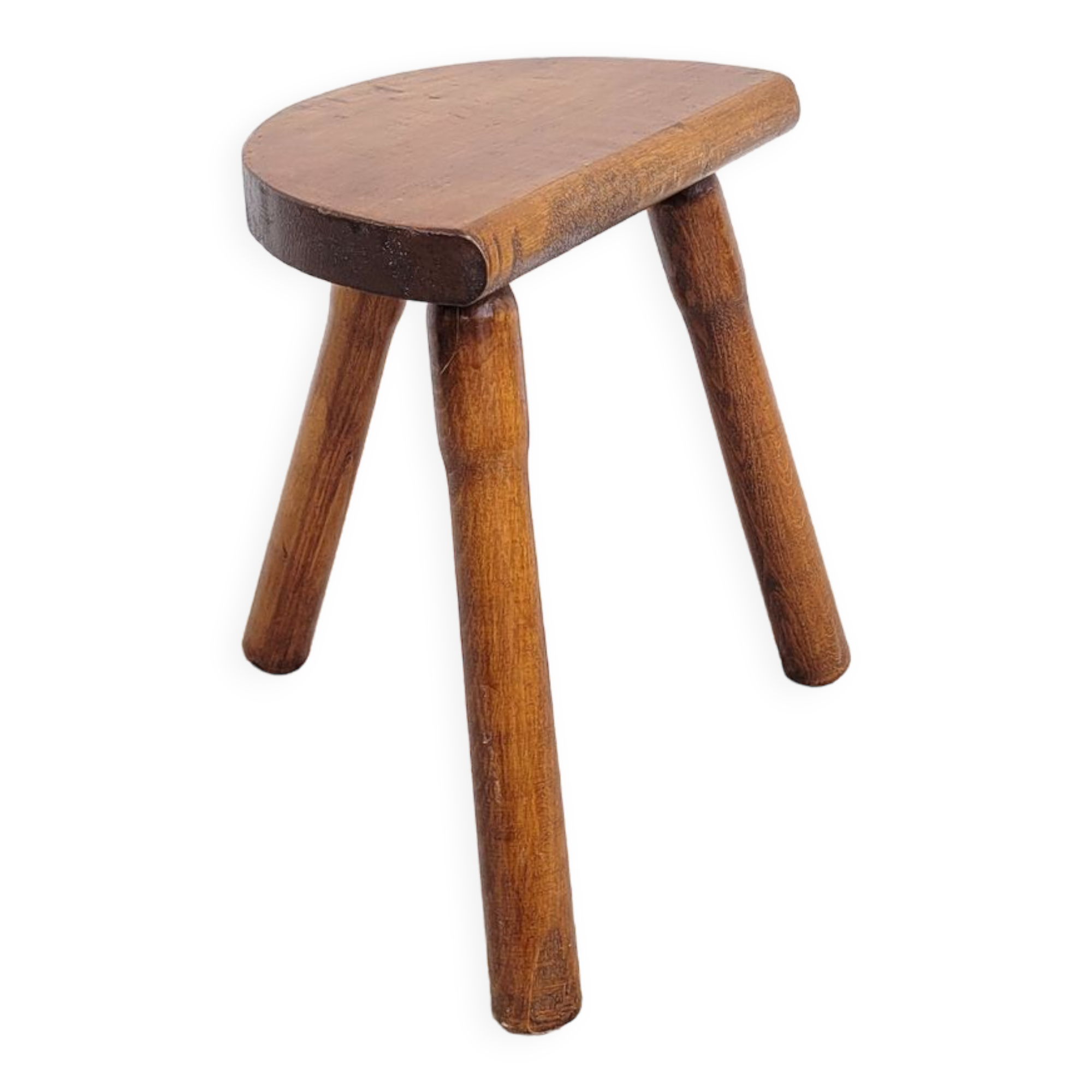 Tabouret de campagne tripode vintage