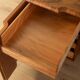 Double pedestal desk, Art Deco, 1930s, walnut veneer