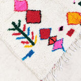 Handmade moroccan berber carpet 233 x 133 cm