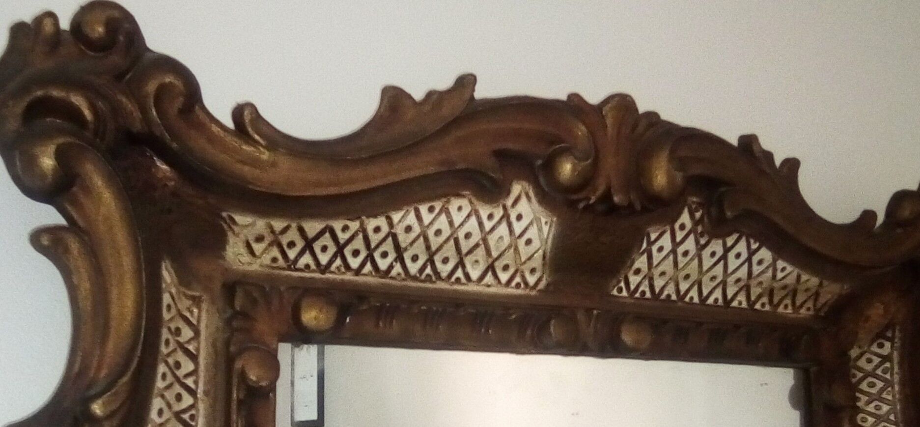 Ancient Baroque style mirror 60x50cm