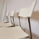 Trio de chaises Campus Lammhults Suède 1990