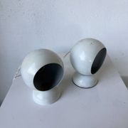 Paire de lampes « eyeball » années 80