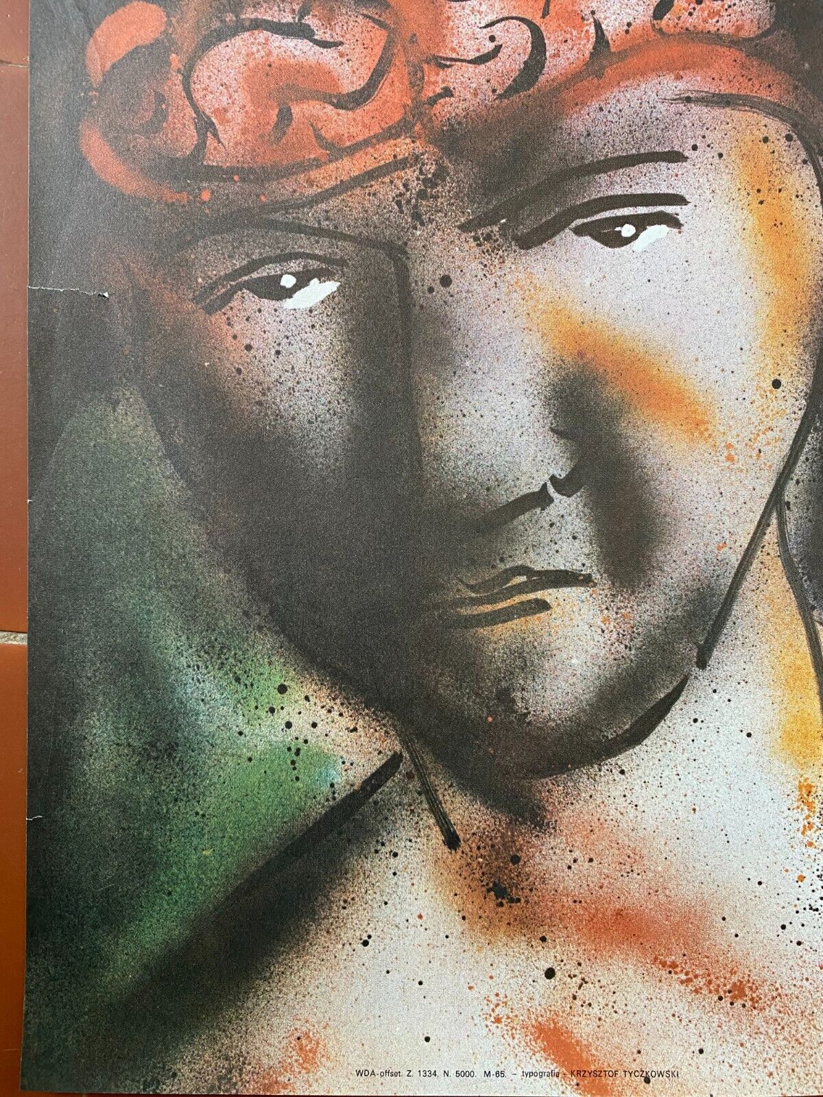 Affiche polish theater Assassination of Marat 1983