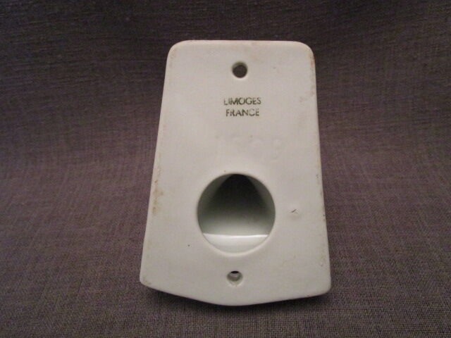 Limoges porcelain old bathroom patère