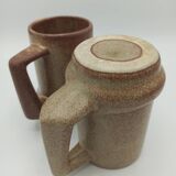 Stoneware mugs, 70s