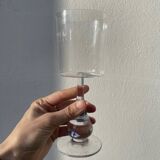 Pair of crystal goblets from Baccarat.