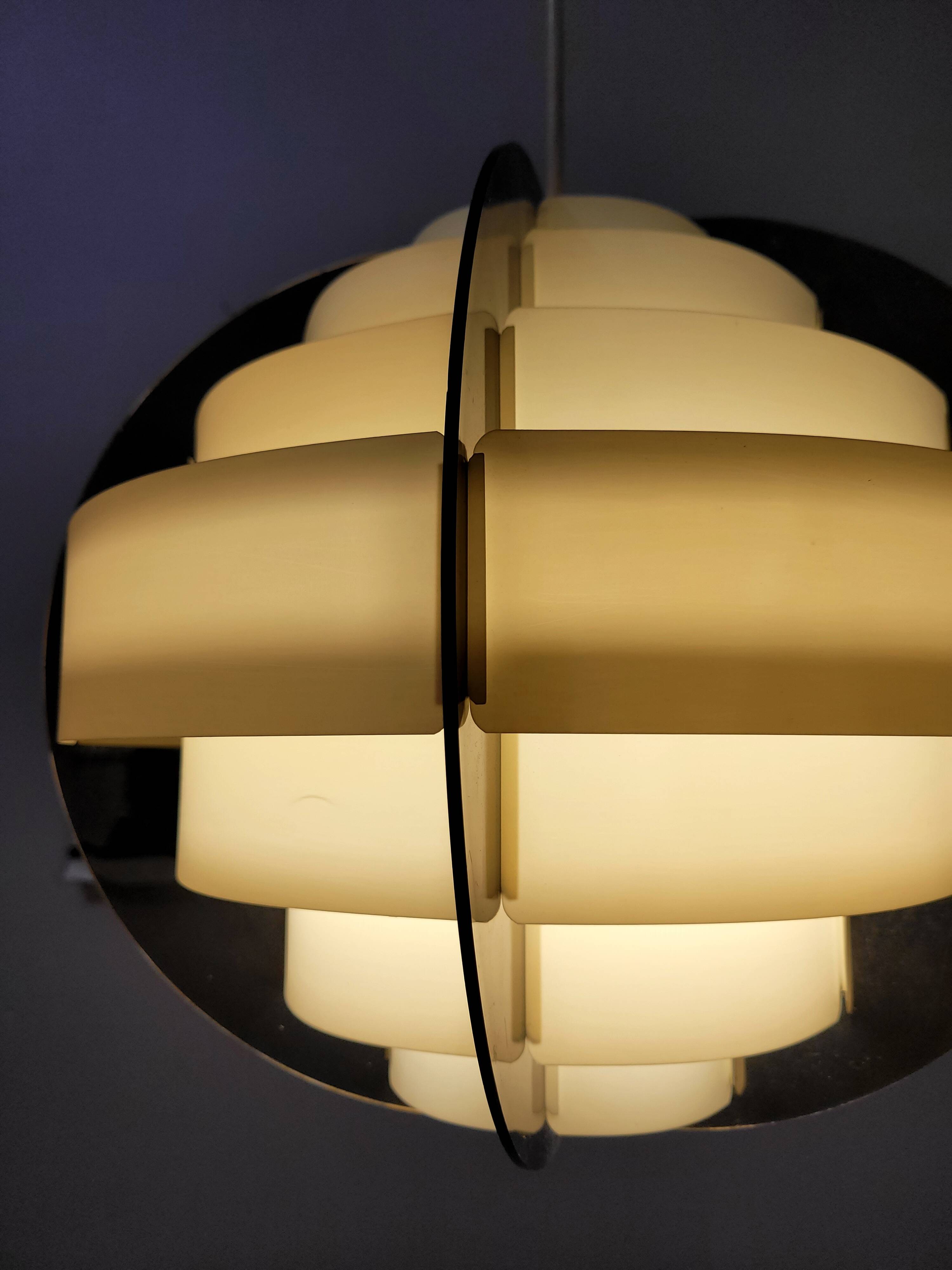 Sculptural suspension attributed to Fleming Brylle and Preben Jacobse