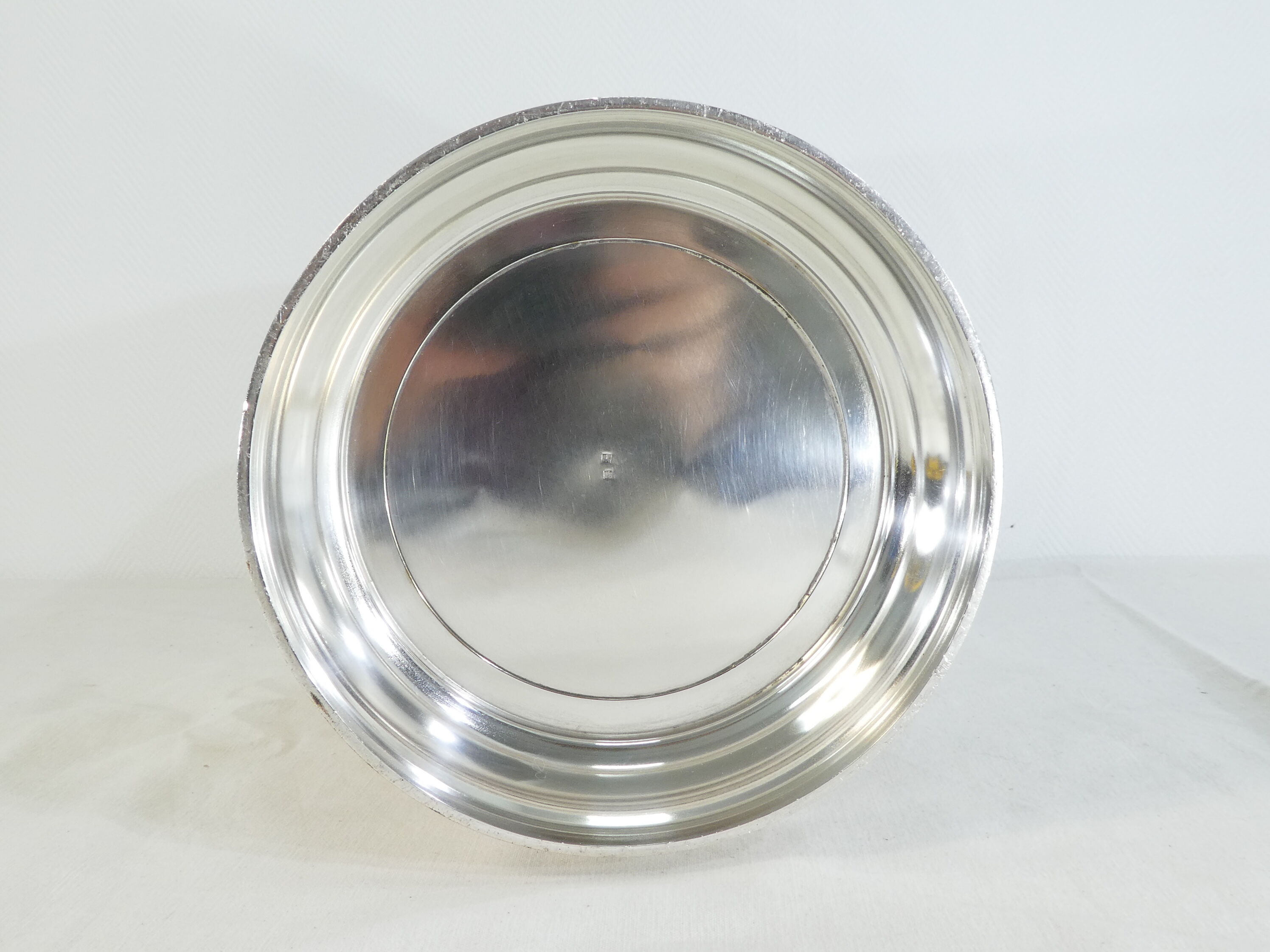 Louis XV-style silver metal Champagne bucket