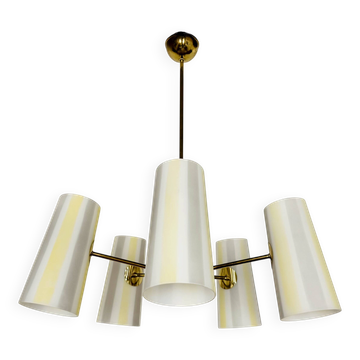 Austrian Brass Chandelier by Rupert Nikoll
