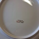 Set of porcelain plates from Chastagner et Cie in good condition.