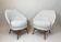Mid-Century Modern Pair of Armchairs, Austro-Hungarian, 1960s - New Upholstery